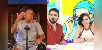 Christian Cueva se disculpa con ‘Peluchín’ y Gigi Mitre tras fuerte pelea en vivo: “Uno se puede exaltar”