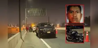 En San Martín de Porres: policía de civil muere tras caer de su moto en la vía expresa Línea Amarilla En San Martín de Porres: policía de civil muere tras caer de su moto en la vía expresa Línea Amarilla