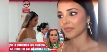Luciana Fuster huye de las cámaras de 'América hoy' y Ethel Pozo sorprende al encararla: "No sé qué le pasa" Luciana Fuster huye de las cámaras de 'América hoy' y Ethel Pozo sorprende al encararla: "No sé qué le pasa"