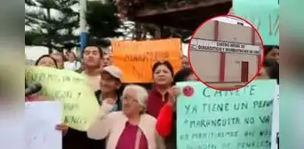 "Ni siquiera coordinan con nosotros": alcaldes y vecinos de Cañete rechazan reubicación del centro juvenil 'Maranguita' "Ni siquiera coordinan con nosotros": alcaldes y vecinos de Cañete rechazan reubicación del centro juvenil 'Maranguita'