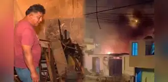 Hombre incendia taller mecánico de su vecino en Surco y lo deja en la ruina: "No se ha salvado nada"