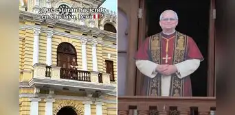 Colocan imagen en tamaño real del papa León XIV en balcón de la Municipalidad de Chiclayo: “En los ojos del mundo” Colocan imagen en tamaño real del papa León XIV en balcón de la Municipalidad de Chiclayo: “En los ojos del mundo”