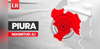 Temblor de magnitud 4,1 se sintió en Piura hoy, según IGP Temblor de magnitud 4,1 se sintió en Piura hoy, según IGP