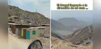 Repartidor estalla de ira al llegar a la cima de cerro en Lima para entregar pedido: “No trabajo más”