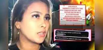Exsaliente de Jefferson Farfán muestra graves amenazas de muerte tras ser acusada de exponer a futbolistas: "No pienso quedarme callada"
