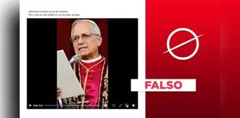 Papa León XIV no pidió a Dina Boluarte que "no se aferre al poder": es un video manipulado Papa León XIV no pidió a Dina Boluarte que "no se aferre al poder": es un video manipulado