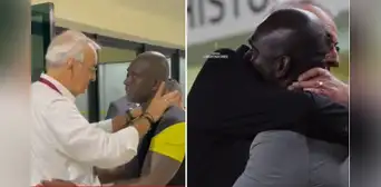 Conmebol publica emotivo encuentro y abrazo de Fossati a Segundo Castillo durante partido de Libertadores Conmebol publica emotivo encuentro y abrazo de Fossati a Segundo Castillo durante partido de Libertadores