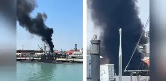 Incendio en Base Naval del Callao: embarcación arde en llamas por presuntas fallas técnicas Incendio en Base Naval del Callao: embarcación arde en llamas por presuntas fallas técnicas