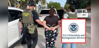Inmigrante en Florida acude a cita con USCIS para obtener la ciudadanía americana, pero termina siendo arrestada
