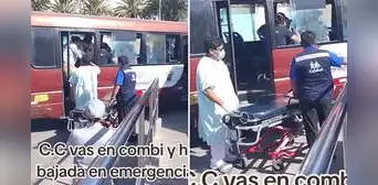 Chofer de bus llevó hasta la puerta de hospital a mujer que sufría una emergencia, pese a que tenía pasajeros: "Eso se llama empatía"