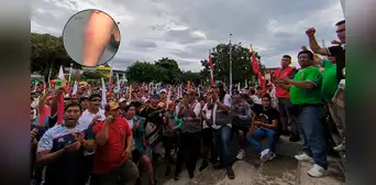 Trabajador de construcción civil recibió impacto de perdigón durante movilización en Iquitos Trabajador de construcción civil recibió impacto de perdigón durante movilización en Iquitos