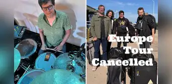 Banda cancela gira por Europa luego de que baterista mexicano fuera expulsado a la fuerza de un avión en Texas por agentes migratorios Banda cancela gira por Europa luego de que baterista mexicano fuera expulsado a la fuerza de un avión en Texas por agentes migratorios