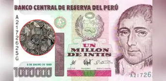 ¿Cuánto vale 1 millón de intis en la actualidad? Este es su insólito valor en soles y todo lo que puedes comprar ¿Cuánto vale 1 millón de intis en la actualidad? Este es su insólito valor en soles y todo lo que puedes comprar