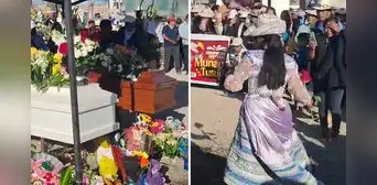 Niña peruana se despide de sus padres bailando danza típica en su funeral y conmueve a todos