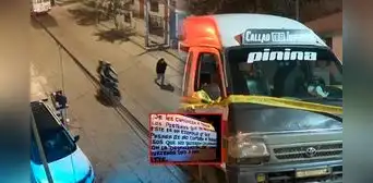 Revelan carta extorsiva que recibió chofer de combi donde murió un niño en Independencia: "Irán muriendo uno a uno"
