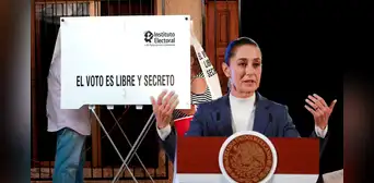Sheinbaum respalda elecciones judiciales del 1 de junio, pese a críticas: "En el Poder Judicial hay mucha corrupción"