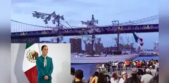 Sheinbaum lamenta muerte de marinos tras choque del buque Cuauhtémoc en Nueva York y agradece apoyo de Eric Adams: "Nuestra solidaridad"