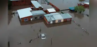 Fuertes lluvias en Argentina provocan que casas queden bajo el agua, haya más de 3.000 evacuados y 3 personas desaparecidas