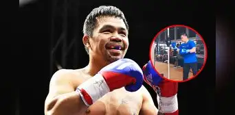 ¿Estará listo para volver? Video de Manny Pacquiao entrenando en gimnasio causa asombro por su estado físico