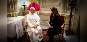 Dina Boluarte en el Vaticano: así fue su inusual y breve 'audiencia' con el Papa León XIV en la sacristía Dina Boluarte en el Vaticano: así fue su inusual y breve 'audiencia' con el Papa León XIV en la sacristía