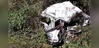 Combi cae al abismo y deja un fallecido en la sierra de La Libertad Combi cae al abismo y deja un fallecido en la sierra de La Libertad