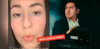 Tiktoker que filtró audios de Edwin Guerrero asegura que líder de Corazón Serrano la quiso silenciar: "Me ofreció dinero" Tiktoker que filtró audios de Edwin Guerrero asegura que líder de Corazón Serrano la quiso silenciar: "Me ofreció dinero"