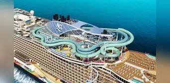 Crucero Norwegian Aqua sorprende con la primera montaña rusa acuática en altamar