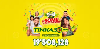 Resultados de La Tinka EN VIVO HOY domingo 18 de mayo: números ganadores, premios y el Pozo Millonario Resultados de La Tinka EN VIVO HOY domingo 18 de mayo: números ganadores, premios y el Pozo Millonario
