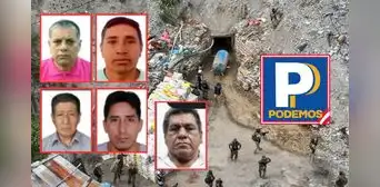 Pataz: Cinco miembros de asociación de mineros informales están afiliados al partido Podemos Pataz: Cinco miembros de asociación de mineros informales están afiliados al partido Podemos