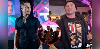 Jenko del Río y Nikko Ponce se van a los golpes en pleno careo de los 'Celebrity Combat': fueron separados por la producción Jenko del Río y Nikko Ponce se van a los golpes en pleno careo de los 'Celebrity Combat': fueron separados por la producción