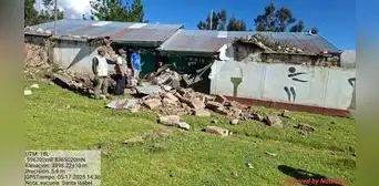 Ayacucho: sismo de magnitud 6,0 causó serios daños en casas y colegios Ayacucho: sismo de magnitud 6,0 causó serios daños en casas y colegios