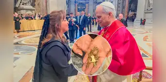Cruz de Motupe que entregó Dina Boluarte al papa León XIV era un regalo de Lambayeque Cruz de Motupe que entregó Dina Boluarte al papa León XIV era un regalo de Lambayeque