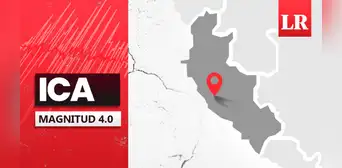 Temblor de magnitud 4.0 se sintió en Ica hoy, según IGP Temblor de magnitud 4.0 se sintió en Ica hoy, según IGP