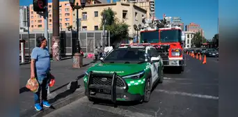 Alerta por fuerte olor a gas en Chile: evacúan edificios en el centro de Santiago Alerta por fuerte olor a gas en Chile: evacúan edificios en el centro de Santiago