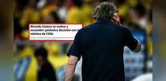 Desde Chile apuntan contra Ricardo Gareca tras su sorpresiva decisión sobre su lista de convocados: "Se niega a dar la cara" Desde Chile apuntan contra Ricardo Gareca tras su sorpresiva decisión sobre su lista de convocados: "Se niega a dar la cara"