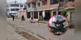 Cámara capta al presunto extorsionador que perdió la mano al detonar un explosivo en Villa El Salvador