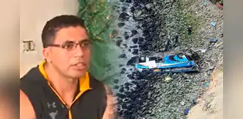 Fisicoculturista que sobrevivió al accidente de bus más trágico del Perú contó su increíble historia: "Yo mismo me rompí el pie para salir" Fisicoculturista que sobrevivió al accidente de bus más trágico del Perú contó su increíble historia: "Yo mismo me rompí el pie para salir"