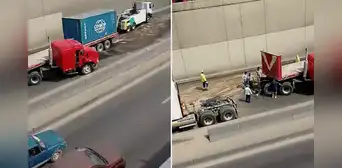 Accidente de tráiler provoca cierre de vía y gran congestión cerca del mercado Huamantanga en Puente Piedra Accidente de tráiler provoca cierre de vía y gran congestión cerca del mercado Huamantanga en Puente Piedra
