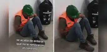 Trabajador peruano rompe en llanto al descubrir que no le renovaron el contrato y conmueve en redes Trabajador peruano rompe en llanto al descubrir que no le renovaron el contrato y conmueve en redes