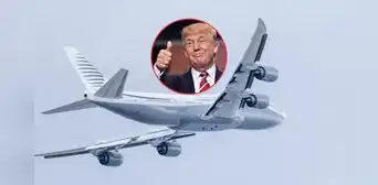 Estados Unidos acepta oficialmente el Boeing 747 de Qatar y Donald Trump lo celebra: "Es una cosa fantástica" Estados Unidos acepta oficialmente el Boeing 747 de Qatar y Donald Trump lo celebra: "Es una cosa fantástica"
