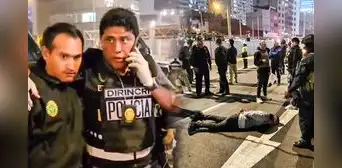 Balacera en Vía Expresa: preciso momento del enfrentamiento que dejó policías heridos Balacera en Vía Expresa: preciso momento del enfrentamiento que dejó policías heridos