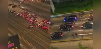 Balacera en Vía Expresa: preciso momento del enfrentamiento que dejó policías heridos