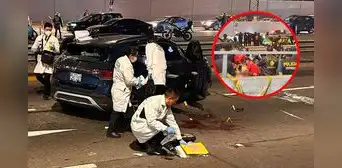 Feroz balacera en la Vía Expresa deja un coronel herido tras persecución a delincuentes