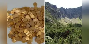 Turistas hallan cofre lleno de oro mientras hacían senderismo en montaña de República Checa: "Vale más de 300 mil dólares" Turistas hallan cofre lleno de oro mientras hacían senderismo en montaña de República Checa: "Vale más de 300 mil dólares"