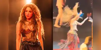 Shakira cae estrepitosamente en concierto de Montreal y sorprende a fanáticos con su reacción Shakira cae estrepitosamente en concierto de Montreal y sorprende a fanáticos con su reacción