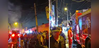 Reportan fuerte incendio en una quinta en el Callao: fuego consume viviendas de varias familias Reportan fuerte incendio en una quinta en el Callao: fuego consume viviendas de varias familias