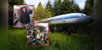 Ingeniero eléctrico en EE. UU. vive dentro de un avión desde hace 20 años: lo equipó con una ducha, lavadora y cocina Ingeniero eléctrico en EE. UU. vive dentro de un avión desde hace 20 años: lo equipó con una ducha, lavadora y cocina