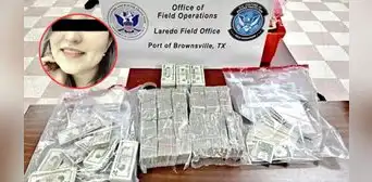 CBP detiene en Texas a funcionaria mexicana con US$184.000 en efectivo ocultos en vehículo: quién es y cómo fue el operativo