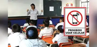 Congreso aprueba ley que restringe uso de celulares en los colegios a nivel nacional