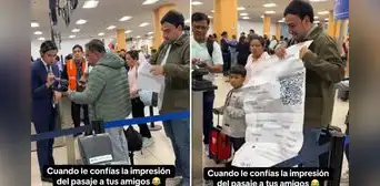 Peruano sufre cruel broma de sus amigos con pasaje impreso en aeropuerto: “El papelón de su vida” Peruano sufre cruel broma de sus amigos con pasaje impreso en aeropuerto: “El papelón de su vida”